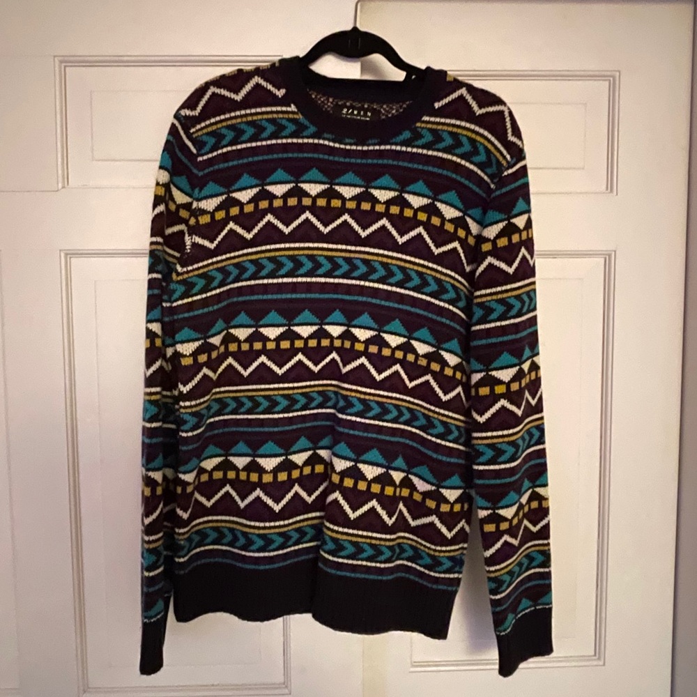 Trible Patterned Sweater
